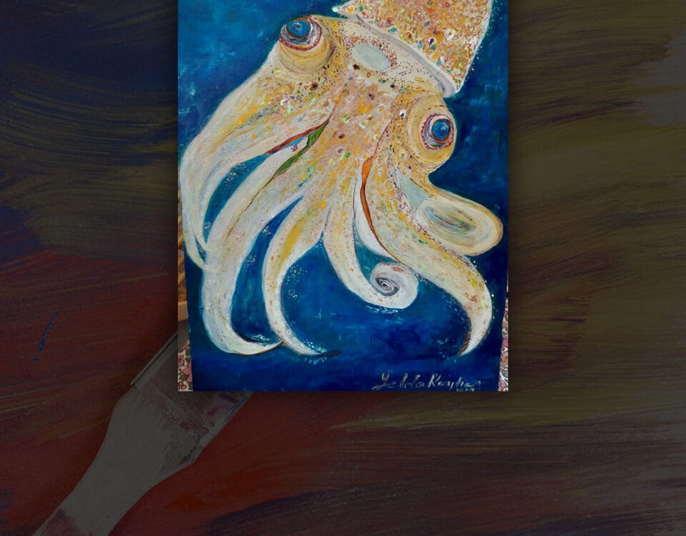 Mısırlı Deniz Canlısı TÜAB 30x45 | Yelda KAYHAN