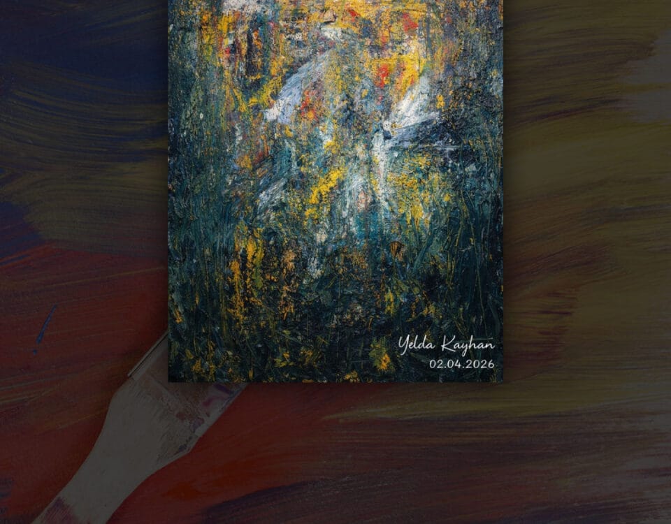 Alis'in Üzerine Yıkılan Harikalar Kapısı, Tam Eşikteyken, TÜAB, 30x45 | Yelda Kayhan