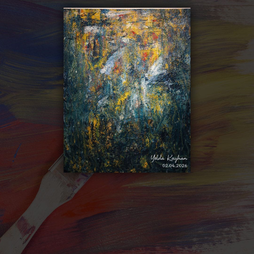 Alis'in Üzerine Yıkılan Harikalar Kapısı, Tam Eşikteyken, TÜAB, 30x45 | Yelda Kayhan